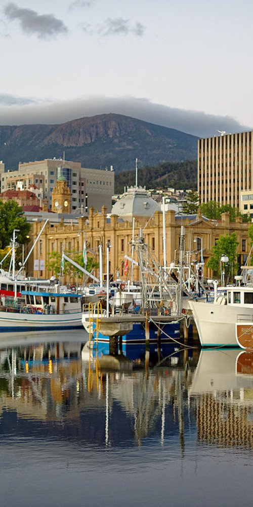 Hobart transport scene