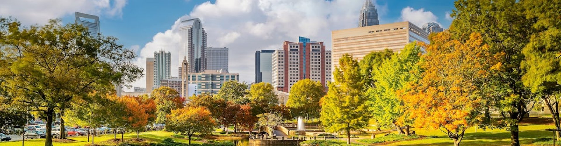 Charlotte cityscape landscape