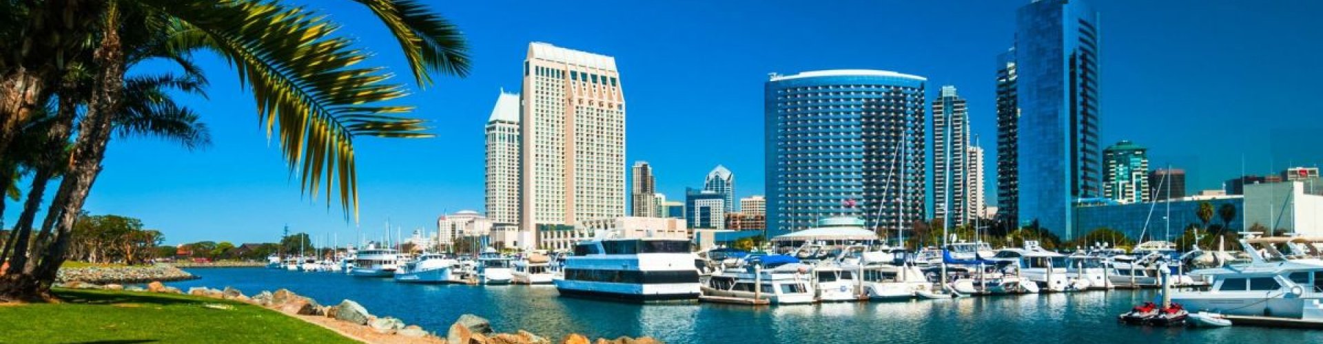 Sunset over San Diego, CA, US