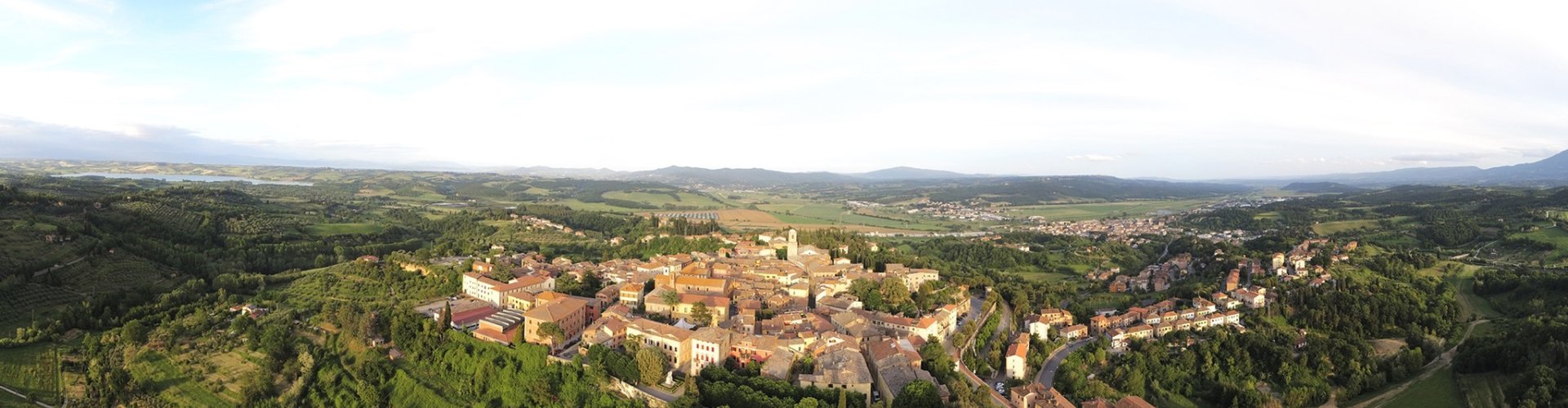 Sunset over Chiusi, IT