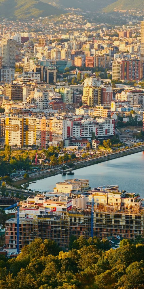Tirana Street Scene