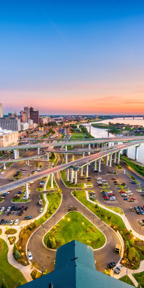 Portrait of getting around Memphis