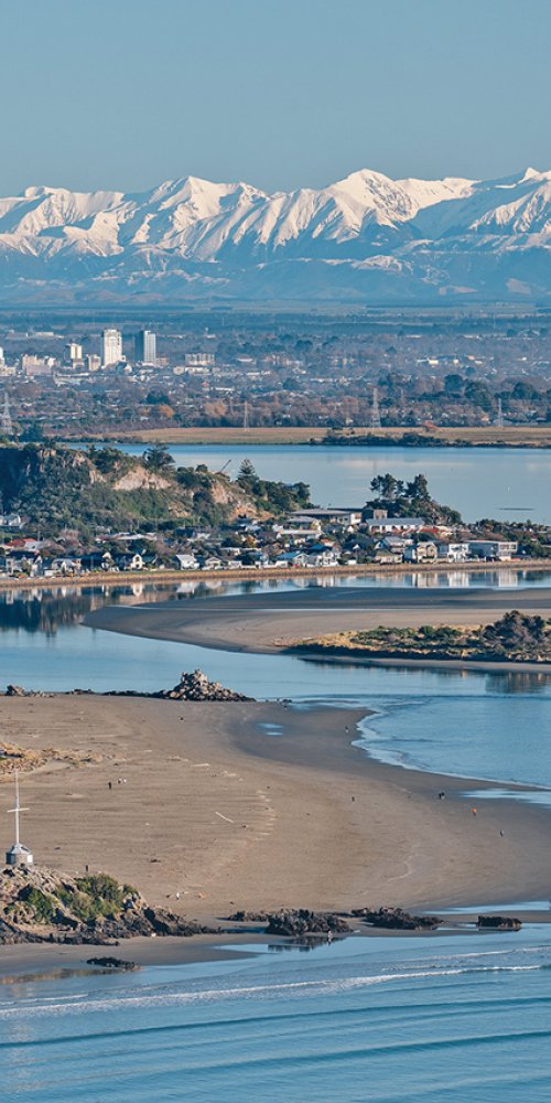 Christchurch city bike by Avon River