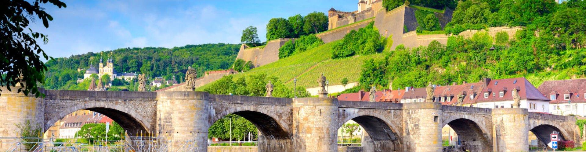 Wurzburg cityscape at sunset