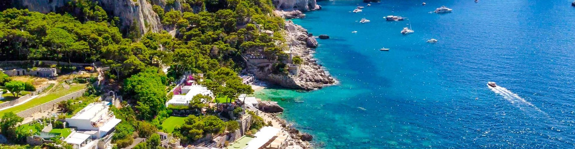 Sunset over Naples bay, IT