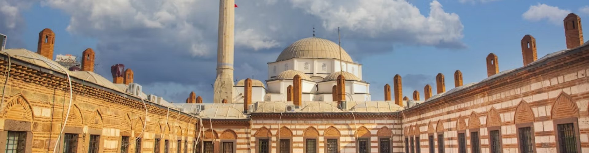 Sunset over Izmir waterfront
