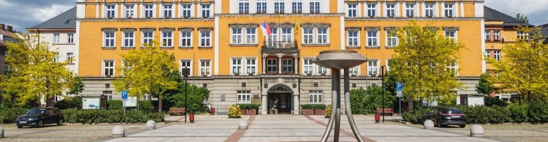 Sunset over Český Těšín, cz