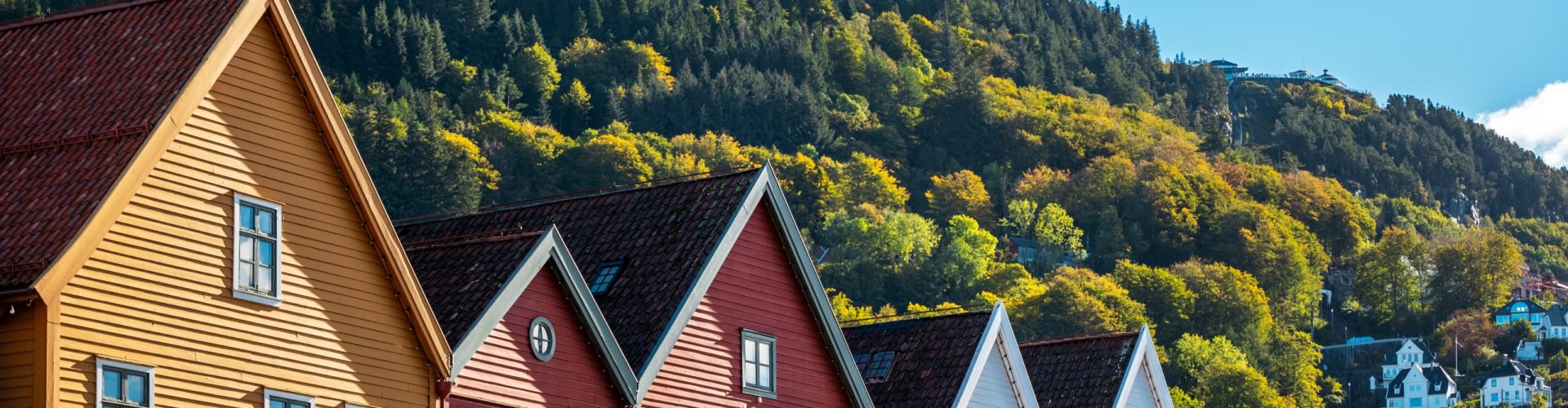 Scenic landscape in Bergen, NO