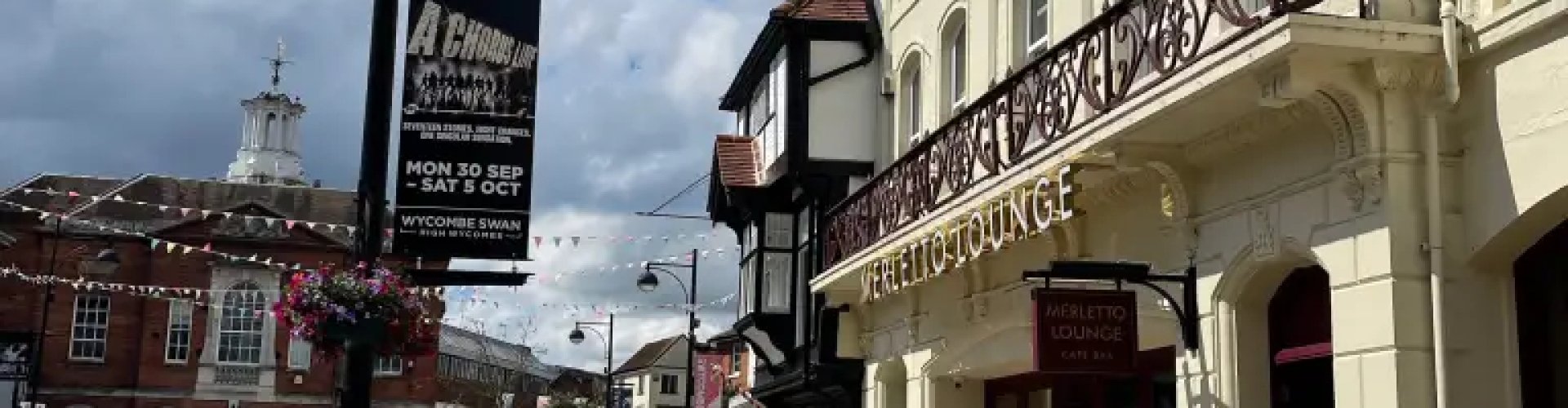 Sunset over High Wycombe skyline
