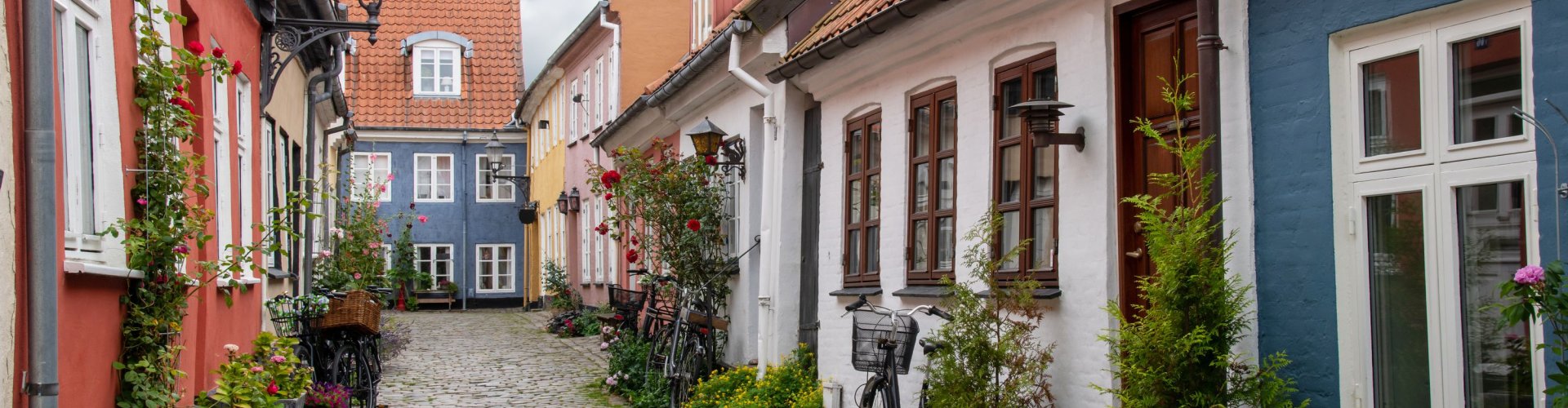 Aalborg Skyline at Sunset