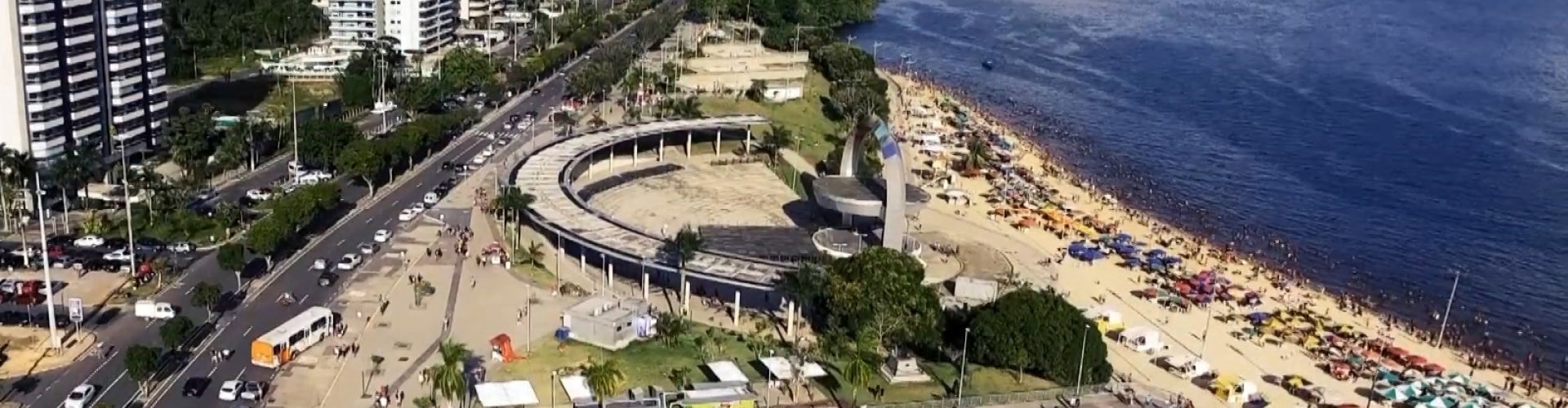 Sunset over Ponta Negra, BR